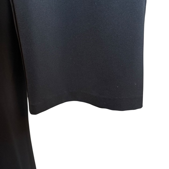 White House Black Market | Classic Black Wide Leg Pants with Side Zip | Sz 8 - Picture 3 of 7